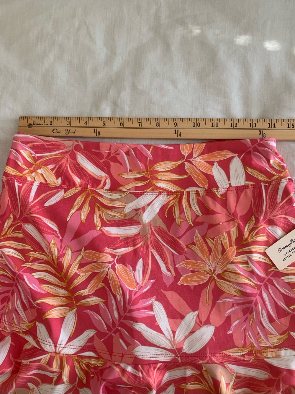 Tommy Bahama Everyday Active Pink Tropical Skort Matching Visor Set S NWT - Picture 6 of 12